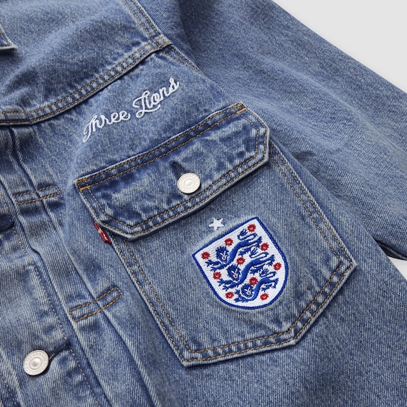 England x Levis Type II Denim Jacket - Blue