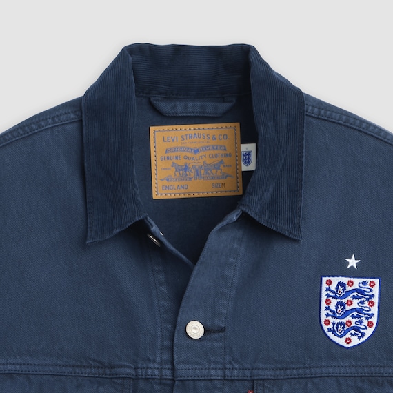 England x Levis Type III Trucker Denim Jacket - Blue