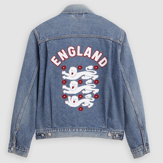England x Levis Type II Denim Jacket - Blue